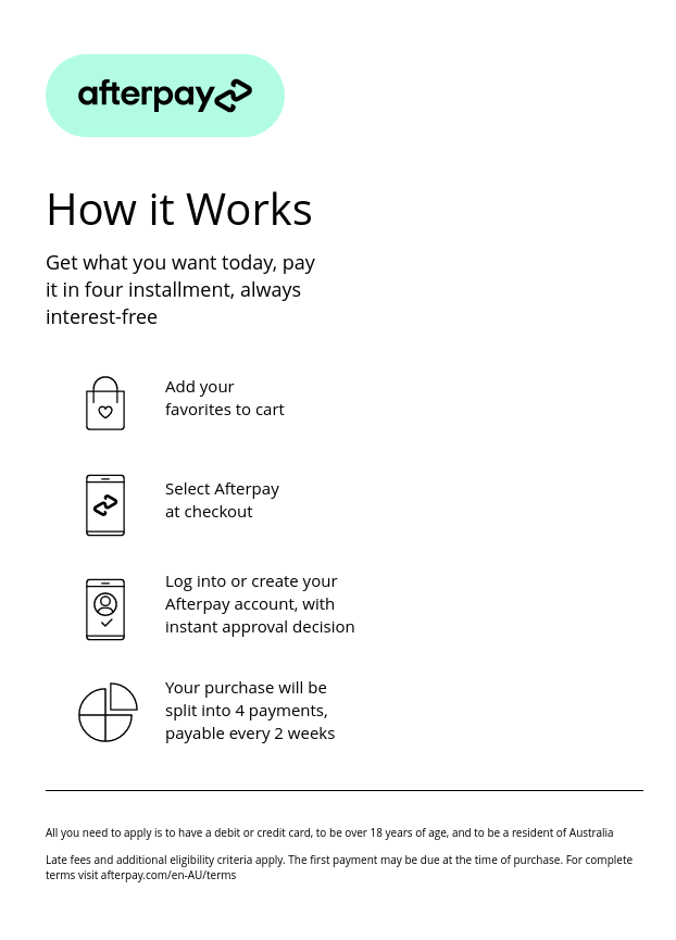 afterpay page