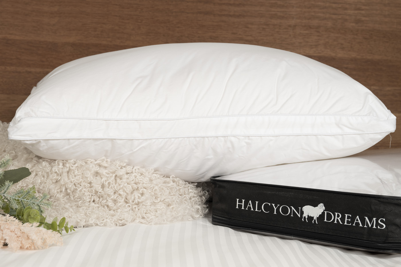 Pure New Australian Wool Pillow Wool Pillows Halcyondreams